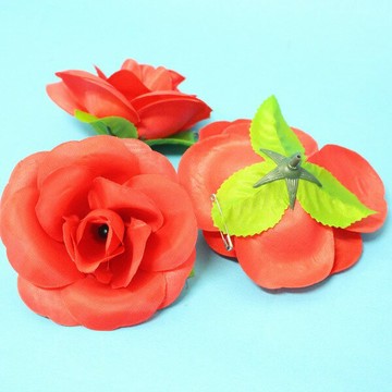 玫瑰胸花 大尼龍布玫瑰花胸花 玫瑰禮花(附別針)/一件1000朵入(定15)【APP滿額下單4%點數(單一帳號最高1000點)】7/31止