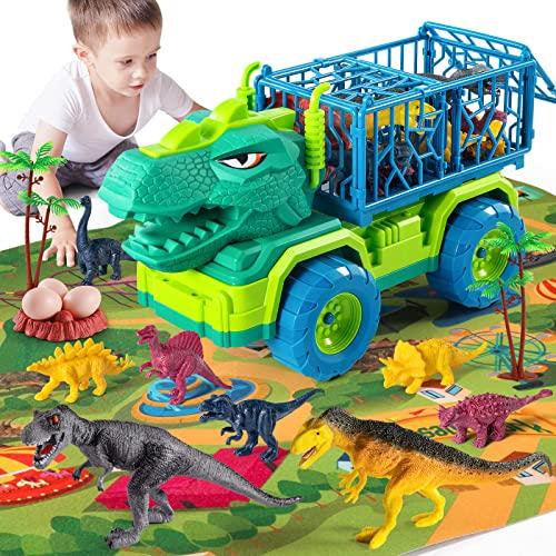 Snaen T-Rex Dinosaur Transport Truck for Kids 並行輸入