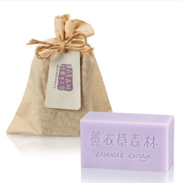 【expo BEAUTY】薰衣草森林 薰衣草方形牛奶手工皂  110g(誠品會員專屬)