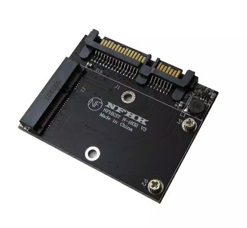[5大陸直購] 2.5吋 2.5 SATA轉to MINI PCIE mSATA SSD固態硬碟轉接卡adapter N-1832 V3