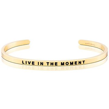 Mantraband悄悄話手環- LIVE IN THE MOMENT 把握現在