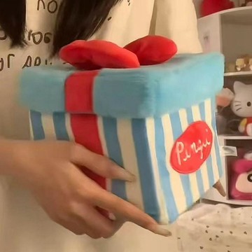 ⭐優選 桃園出貨pingu驚喜 毛絨 生日禮物 禮盒 熱門視頻同款毛絨送閨蜜朋友
