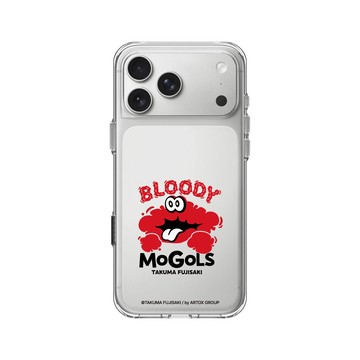 iPhone 17 Pro Max Clear Case（相機按鈕） 透明 - TAKUMA FUJISAKI 藤崎琢磨 - BLOODY