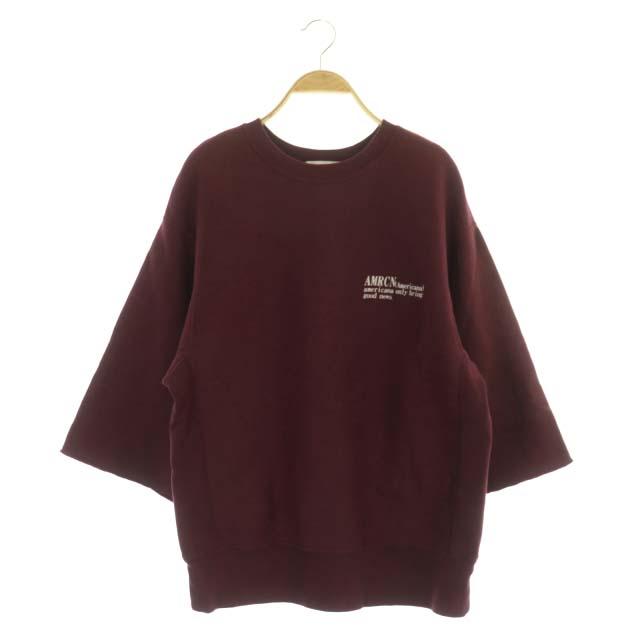 アパルトモン 【Americana】Halfsleeve Logo Sweat - トレーナー