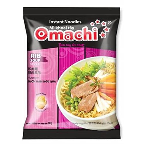 MASSAN オマチ ベトナム インスタントラーメン 豚肉風味 80g 1ケース(30袋入り) MI KOAI TAY OMACHI SUON HAM