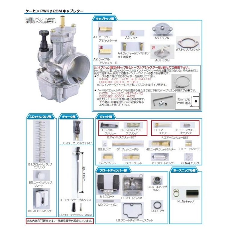 KITACO キタコ PWK28/Mキャブレター用補修パーツ H2.ニードルジェットホルダー(401-0800526) KEIHIN(ケーヒン )PWKΦ28/Mキャブレター | LINEブランドカタログ