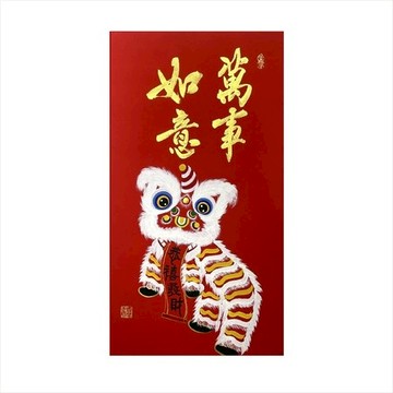 春華工坊/手寫手繪年畫/T03/萬事如意