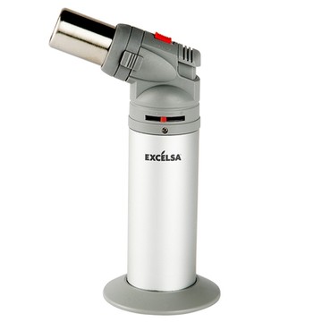 《EXCELSA》廚用瓦斯噴槍-灰銀-- 烤布蕾 烘焙料理 炙燒烤肉瓦斯噴槍 噴火槍
