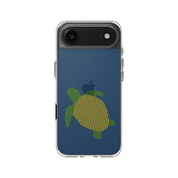 iPhone Air Clear Case（相機按鈕） 透明 - The Wildlife Collection 動物野境系列 - 肯氏龜 - 線條版