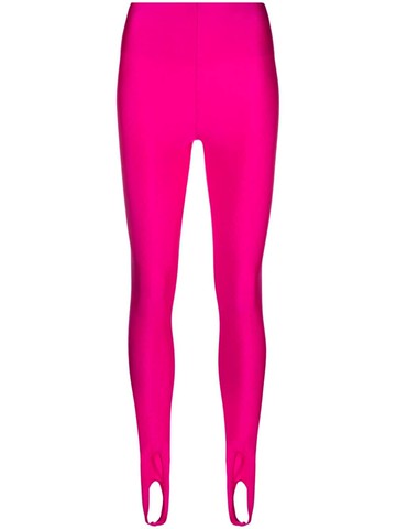 THE ANDAMANE - high-waisted stirrup leggings - women - Polyamide/Spandex/Elastane - M - Pink