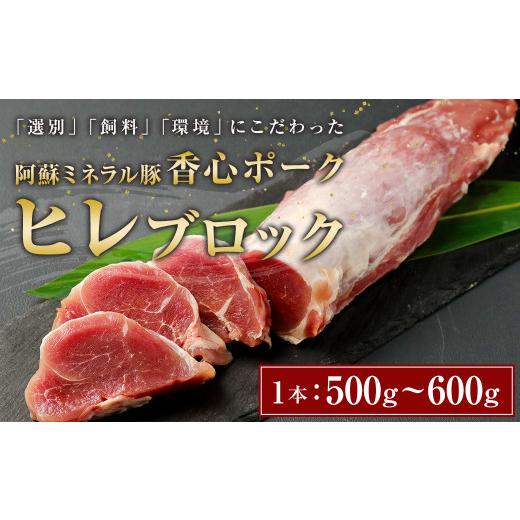 ふるさと納税 熊本県 菊陽町  ヒレ ブロック 1本 (500〜600g) 豚肉