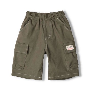 akachan honpo - 彩色褲-咖啡色