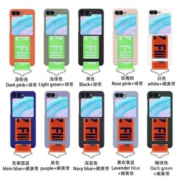 💕臺灣出貨💕適用三星zflip6腕帶支架手機殻超薄一體全包折疊屏Zflip4保護套
