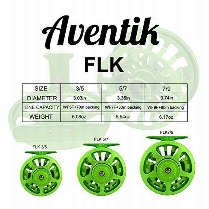 Z Aventik フライフィッシングリール CNC アルミニウム トラウト 3/5 