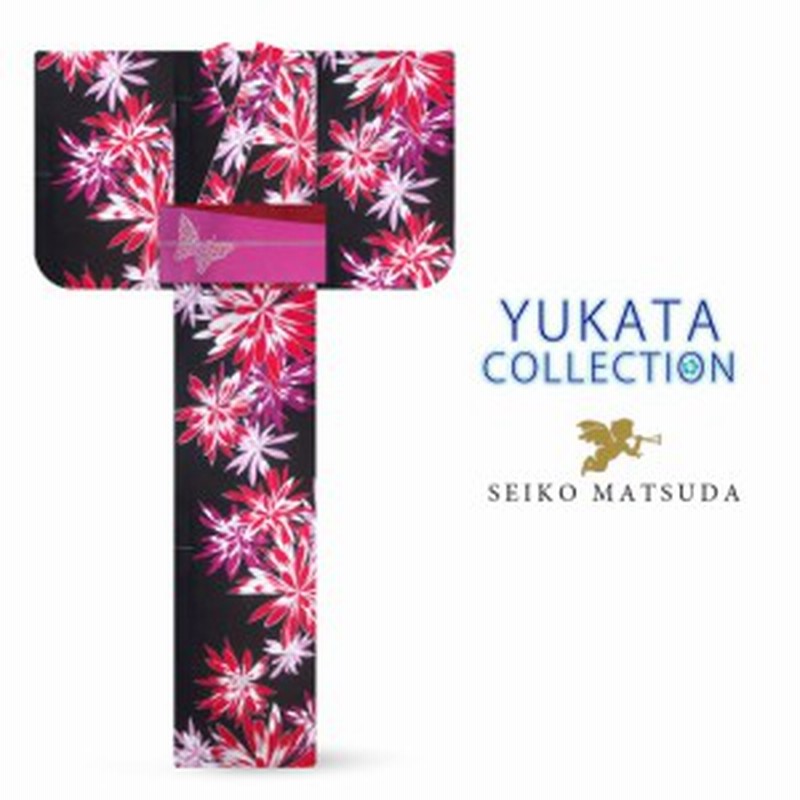 Seiko Matsuda 松田聖子 ブランド レディース 浴衣 単品 レトロモダン オプション多数 黒 菊 通販 Lineポイント最大1 0 Get Lineショッピング