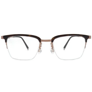 極‧舒適3.0系列 l 成穩眉框眼鏡 | 黑茶棕