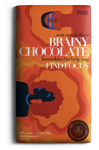 The Functional Chocolate Company Brainy Chocolate 1.75 oz