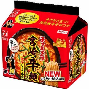 明星 チャルメラ宮崎辛麺 ５食パック  ×6