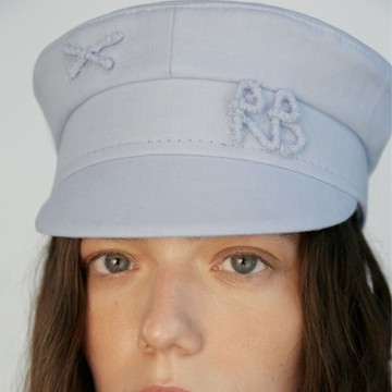 Ruslan Baginskiy RB粗鬚字棉布軍帽 淺藍 - M