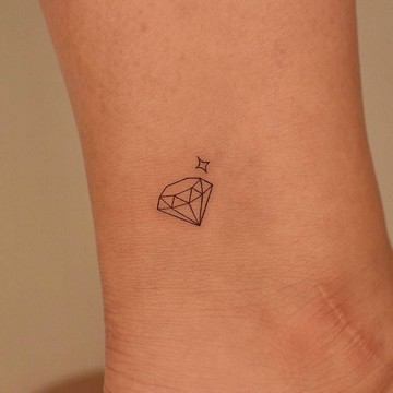 「閃耀鑽石」紋身貼紙 微刺青 輕紋身 紋身貼 可愛 音樂 小清新 應援 抖音同款 抖音同款 超美 性感 網紅 小紅書同款