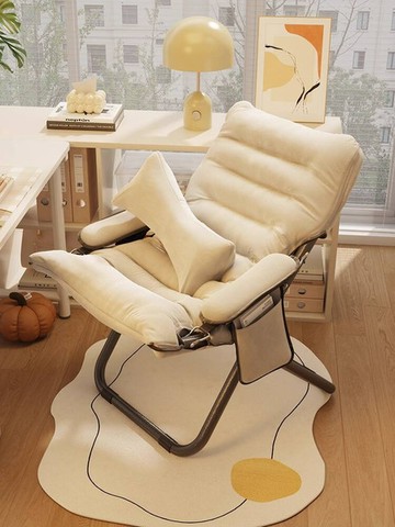 懶人沙發靠背躺椅學生宿舍電腦椅家用臥室小沙發陽臺休閑折疊椅子