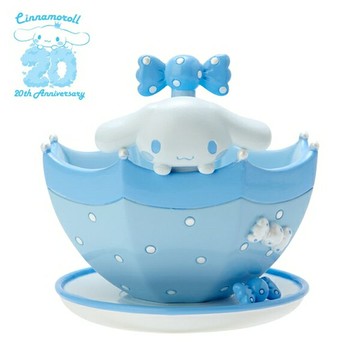 【震撼精品百貨】大耳狗_Cinnamoroll~日本三麗鷗Sanrio 大耳狗造型杯緣飾品盒(天空色的友誼)*41282