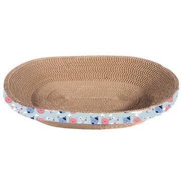 【蝦皮直營】橢圓貓抓板 耐磨不掉屑 貓抓窩 貓抓盆 貓抓碗 貓窩 貓抓板窩 貓抓板