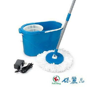 電動拖把組【保麗晶】台灣製二代全自動拖把組(五拖布組)