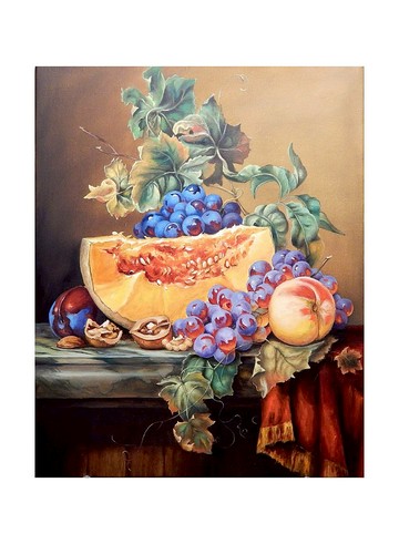 南瓜 葡萄  靜物 原創藝術 掛畫 裝飾畫 空間裝飾 手繪繪畫 藝術