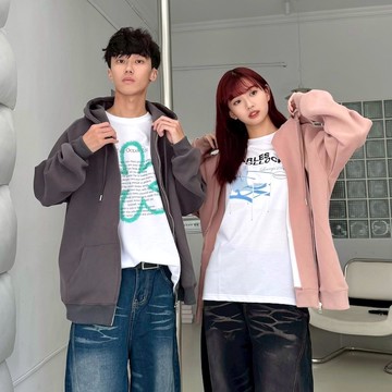 【AMERO】男裝 女裝 長袖連帽外套 多色 素面 寬版