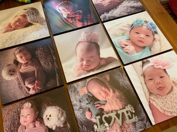 Hanju's羊毛兒。客製化 無框相片 無框畫(6入~9入組) 厚度0.5~1cm