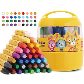 得力Deli油蠟筆/72091/18色