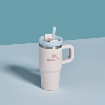 STANLEY 冒險系列 吸管隨手杯2.0 0.59L / 山櫻粉2.0 (新版)