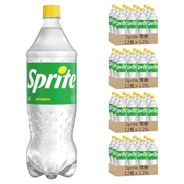 Sprite 雪碧 清爽檸檬風味  1.25L  48瓶