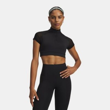 【UNDER ARMOUR】UA 女 Vanish Elite 短版短袖T-Shirt_6011349-008