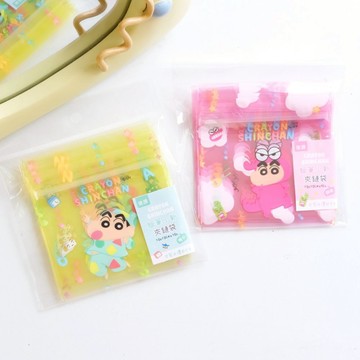 【蠟筆小新】⭐️正版授權 蠟筆小新夾鏈袋10入組 禮品袋 造型夾鏈袋 日落小物  交換禮物 聖誕禮物