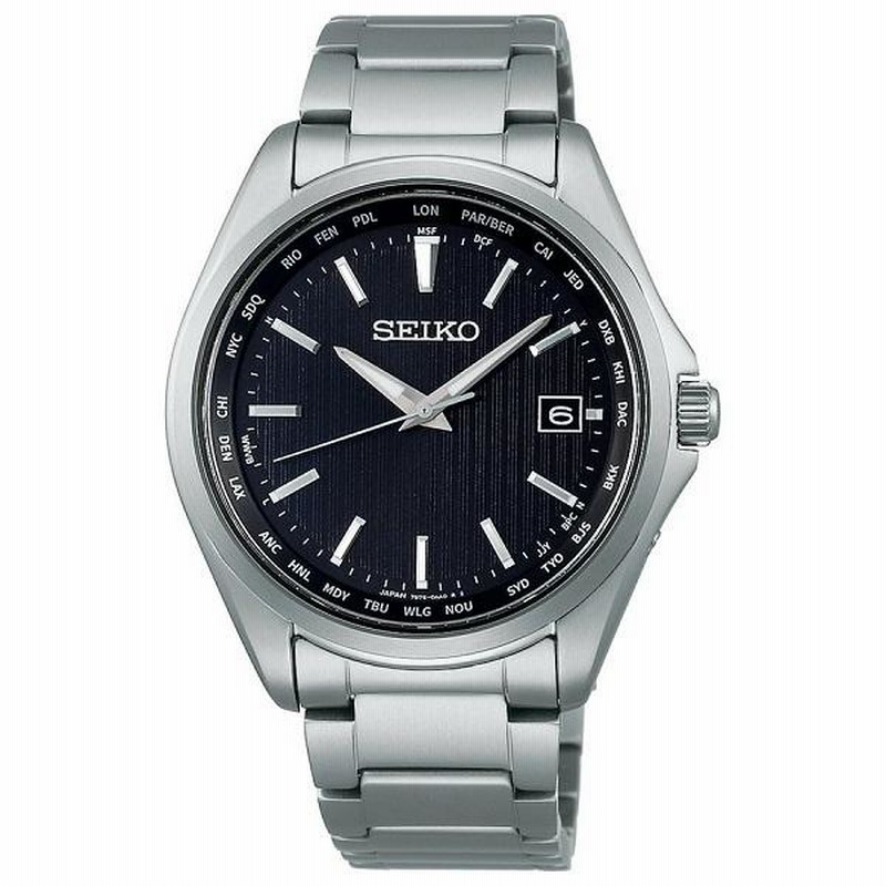 SEIKO セイコー電波 ソーラー腕時計 セイコーセレクションワールド