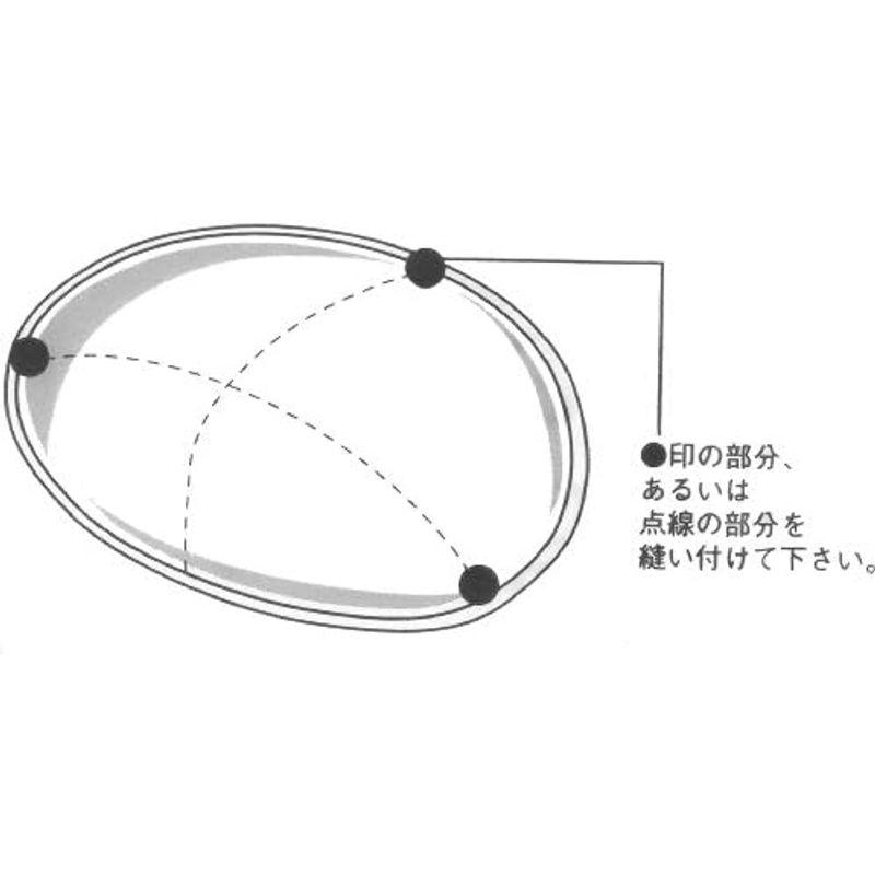 KAWAGUCHI(カワグチ) 手芸用品 ピーチラグランパット 5mm 黒 13-382