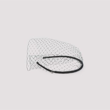 Maison Michel Veil Hair Band