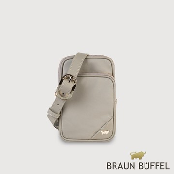 【BRAUN BUFFEL 德國小金牛】台灣總代理 瑪普爾 萬用包-卡其色/BF837-713-KA