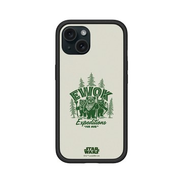 iPhone 15 Mod NX 黑 - 迪士尼-星際大戰 Star Wars - Ewok-Yub Nub!