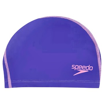 Speedo 兒童泳帽 Pace Long Hair  粉紫色  1個  one size