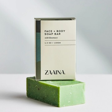 【ZAAINA】迷迭香茶樹天然保濕花香皂 4.5oz