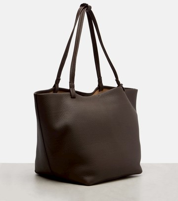 The Row Park Tote Three leather shopper