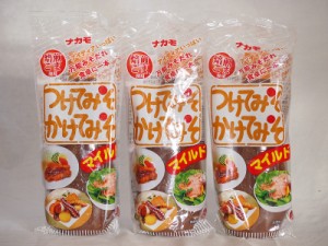 万能みそだれ マイルドつけてみそかけてみそ 焙煎ごま使用 ナカモ(愛知県)400ｇ×3本