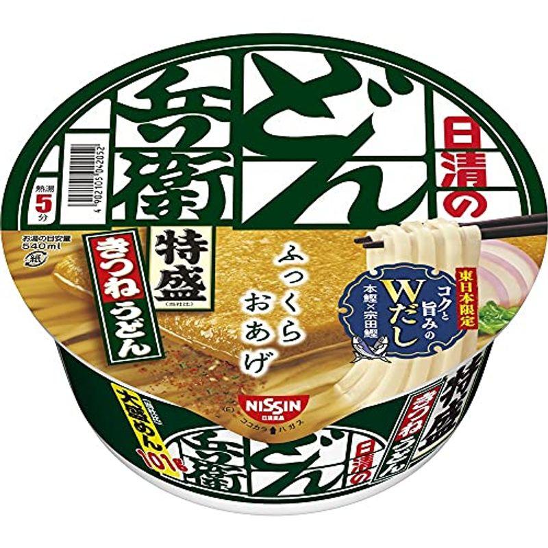 日清食品 どん兵衛 特盛きつねうどん 東 131g×12個