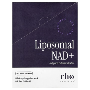 Rho Nutrition, Liposomal NAD+, 30 Liquid Packets, 0.27 fl oz (8 ml) Each