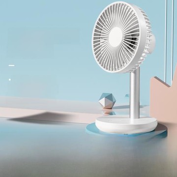 索伯 USB小風扇充電風扇迷你風扇靜音學生宿舍辦公室臺式自動搖頭
