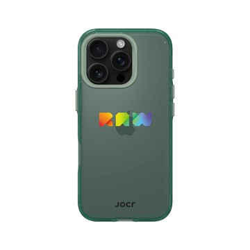 iPhone 16 Pro Clear 憂墨綠 - JOCR - Raw Rainbow