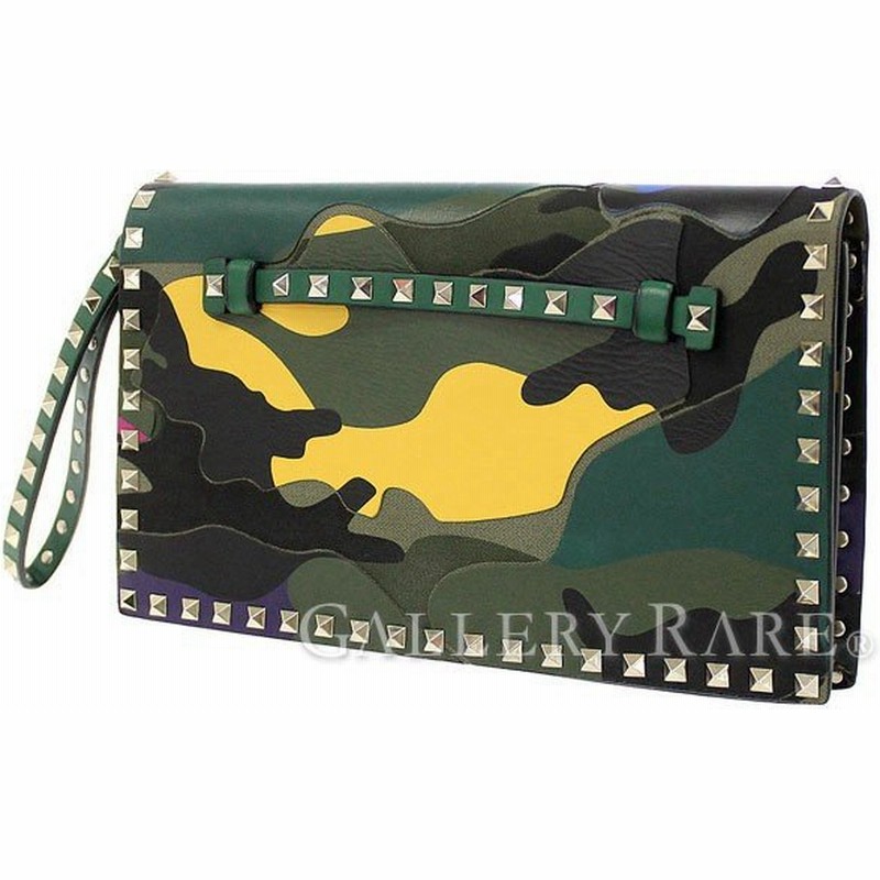 ヴァレンティノ クラッチバッグ ロックスタッズ カモフラージュ Valentino セカンドバッグ メンズ 迷彩 バレンチノ バッグ 通販 Lineポイント最大0 5 Get Lineショッピング